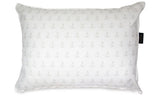 Pendleton 'Tee Pee' Print-White Pillow Set of Cotton Sateen Fabric with Hypoallergenic Polyester Filling, Great for Back Sleepers (2-pack)