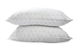 Pendleton 'Tee Pee' Print-White Pillow Set of Cotton Sateen Fabric with Hypoallergenic Polyester Filling, Great for Back Sleepers (2-pack)