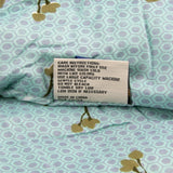 Gold Coast Aqua Blossoms Comforter, Full/Queen