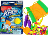 Kaos Water Balloon Launcher, Water Balloon Slingshot, 30 Colorful Water Balloons & Rapid Water Injection Tool for Kids and Adults, (1 Pack) 200 Feet Range Water Bomb Sling shot Set. 181-1