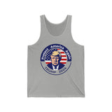 Trump 2024 Unisex Jersey Tank, Protect America Again, Donald Trump, Republican Shirt, Political Shirt, USA Flag Shirt,America Shirt