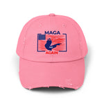 Maga Again 2024, Unisex Distressed Caps, Donald Trump, Republican Cap, Political Cap, USA Flag Cap, America Cap, Election