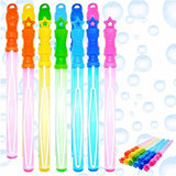 KC Republic Toys Giant Bubble Wand, Non-Toxic Bubble Toy for Kid Child Birthday Party Favor Wedding Summer Outdoor Pool Activity Bathroom Bath Toys (Red)