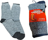 KC Republic 3 Pairs Mens Winter Thermal Heated Heavy Duty Warm Crew Socks Size 10-13