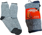 KC Republic 6 Pairs Mens Winter Thermal Heated Heavy Duty Warm Crew Socks Size 10-13