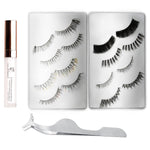 False Eyelashes Trays, Duo Lash Pairs On A Tray, Styles Include Demi, Wispies, Natural & Voluminous, Give Elegant Look For Party Or Event, fake eyelashes set