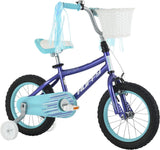 Huffy Purple Zazzle 14" Kid's Bike with Training Wheels, Quick Connect Assembly