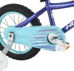 Huffy Purple Zazzle 14" Kid's Bike with Training Wheels, Quick Connect Assembly