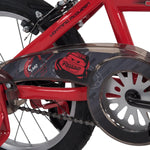 Huffy Disney Cars Kid Bike Quick Connect Assembly, Handlebar Plaque w/ Sounds & Training Wheels, 16" Red