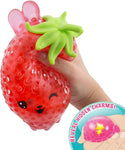 KC Republic Bubbleezz Jumbo 55141 Bubbleez Suzy Strawbunny Figure, Polka-Dotted, Multi Color, One Size