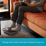 Homedics Vibration Foot Massager – Heated Portable Foot Massager Machine, Soothing Heat with Multi-Point Sensations and Toe-Touch Control