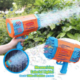 KC Republic Bubble Blaster Bubble Making Kit with Bubble Making Gun, 1000 Bubbles per Minute, 2 Bubble Solution, Bubble Sword, Colorful Bubble Bottle, Perfect for Birthday Parties, Pools, Photos, and Videos