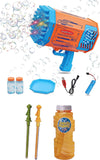 KC Republic Bubble Blaster Bubble Making Kit with Bubble Making Gun, 1000 Bubbles per Minute, 2 Bubble Solution, Bubble Sword, Colorful Bubble Bottle, Perfect for Birthday Parties, Pools, Photos, and Videos