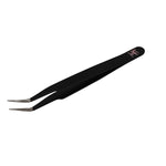 Eyebrow Extensions Kit with 2 Trays of Mink Eyebrows in Blonde/Light Brown, Eyebrow Glue Clear & Extension Tweezers, Comes on Mixed Length Trays 5-8 mm Mix (Light Brown 2Pack, Black Tweezer)