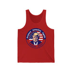 Trump 2024 Unisex Jersey Tank, Protect America Again, Donald Trump, Republican Shirt, Political Shirt, USA Flag Shirt,America Shirt