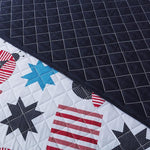 Country Living Red, White & Buzz Queen Quilt Set