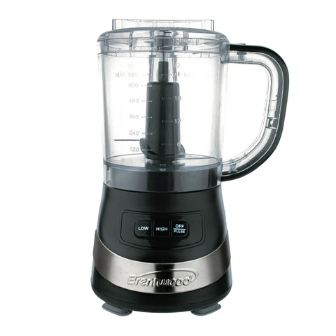 Brentwood FP-549BK 3-Cup Food Processor Black