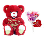 Way To Celebrate Valentine’s Day Large Sweetheart Teddy Bear Red