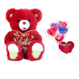 Way To Celebrate Valentine’s Day Large Sweetheart Teddy Bear Red