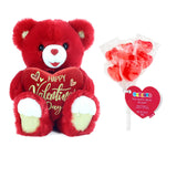 Way To Celebrate Valentine’s Day Large Sweetheart Teddy Bear Red