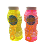 KC Republic Colorful Non Toxic 240ml Bottle 8OZ Bubbles Solution, Pink, Yellow, 2 Pack