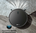 IonVac Ultra Clean Robovac w/ Smart Mapping, Wi-Fi Robovac Cleaner w/ App Remote Control