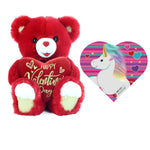 Way To Celebrate Valentine’s Day Large Sweetheart Teddy Bear Red