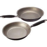 Anolon Advanced Hard-Anodized Nonstick French Skillet (10 & 12 - inch, Pewter)