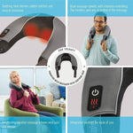 HoMedics Pro Therapy Vibration Neck Massager With Soothing Heat and Vibration, Two Speeds,NMSQ-217HJ