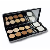 Conceal Me Concealer Set With Concealer, Sponges, and Brush Applicators, 8 Colors Makeup Cosmetics