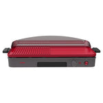 CRUXGG Powerful 1750-Watt Heating System 500°F Extra Large Ceramic Nonstick Searing Grill & Griddle, Snow