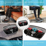 Homedics Vibration Foot Massager – Heated Portable Foot Massager Machine, Soothing Heat with Multi-Point Sensations and Toe-Touch Control