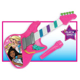 Barbie Rock Star Interactive Electronic Toy Guitar w/ Lights, Sound & Microphone