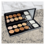 Conceal Me Concealer Set With Concealer, Sponges, and Brush Applicators, 8 Colors Makeup Cosmetics