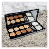 Conceal Me Concealer Set With Concealer, Sponges, and Brush Applicators, 8 Colors Makeup Cosmetics