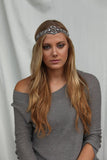 Gatsby 1920's Style Headband Elastic Stretch Headwrap with Style Guide 20 Different Ways to Wear