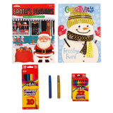 Santa Claus Frosty Fun Rudolph Reindeer Christmas Fun Coloring and Activity Christmas Gift Craft Books,With FREE Christmas bag for All Kids