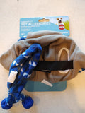 Vibrant Life Pet Beanie Hat and Bandana Set for Dogs and Cats Plaid Sweater Knit