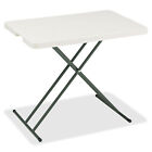 Iceberg IndestrucTable Classic Personal Folding Table, 30 x 20 x 25 to 28 High,