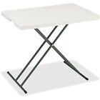 Iceberg IndestrucTable Classic Personal Folding Table, 30 x 20 x 25 to 28 High,