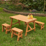 KidKraft Outdoor Picnic Table Set - Amber