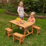 KidKraft Outdoor Picnic Table Set - Amber