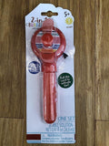 KC Republic Children`s Bubble 2 in 1 Fan Activate Fan by Pulling The Cord (Red)