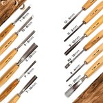 Schaaf Wood Carving Tools Set of 12 Chisels with Canvas Case