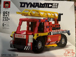 Dynamic Sensations Fire Fire Truck Vehicle Building-Blocks SiMulate