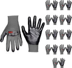 GH Heavy Duty All Purpose Work Gloves with Cut Resistant Palm 10 Pairs