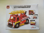 Dynamic Sensations Fire Fire Truck Vehicle Building-Blocks SiMulate