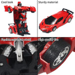 RC Car Robot for Kids Transformation Car Toy, Remote Control Deformation Vehicle