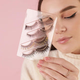 False Eyelashes Trays, Duo Lash Pairs On A Tray, Styles Include Demi, Wispies, Natural & Voluminous, Give Elegant Look For Party Or Event, fake eyelashes set