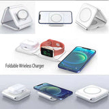 Magnetic Wireless Charger Mobile Phone Watch Headset Portable Fast Charging